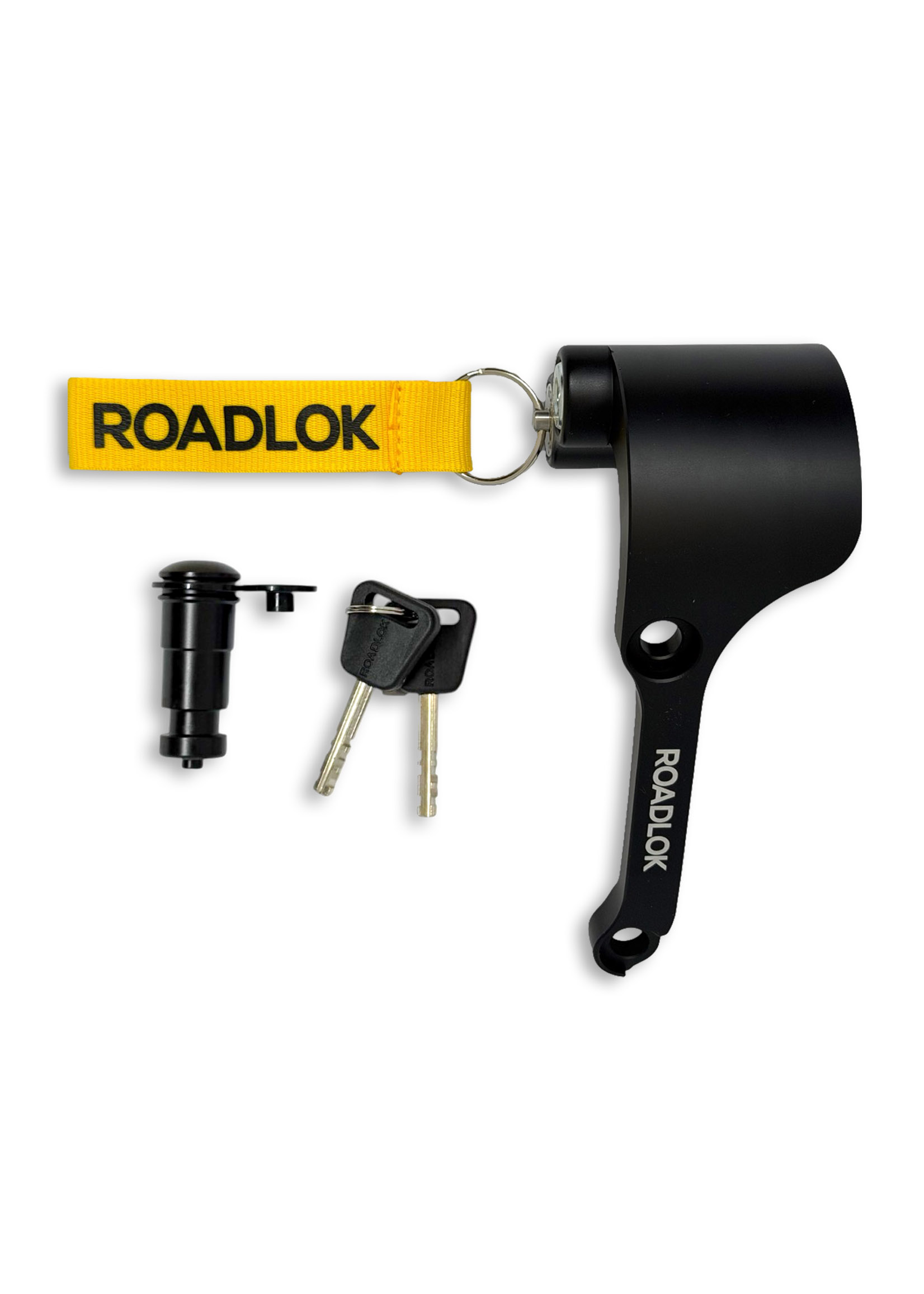 RoadLok XRA Eurosport 100 mm, rechts — zwart