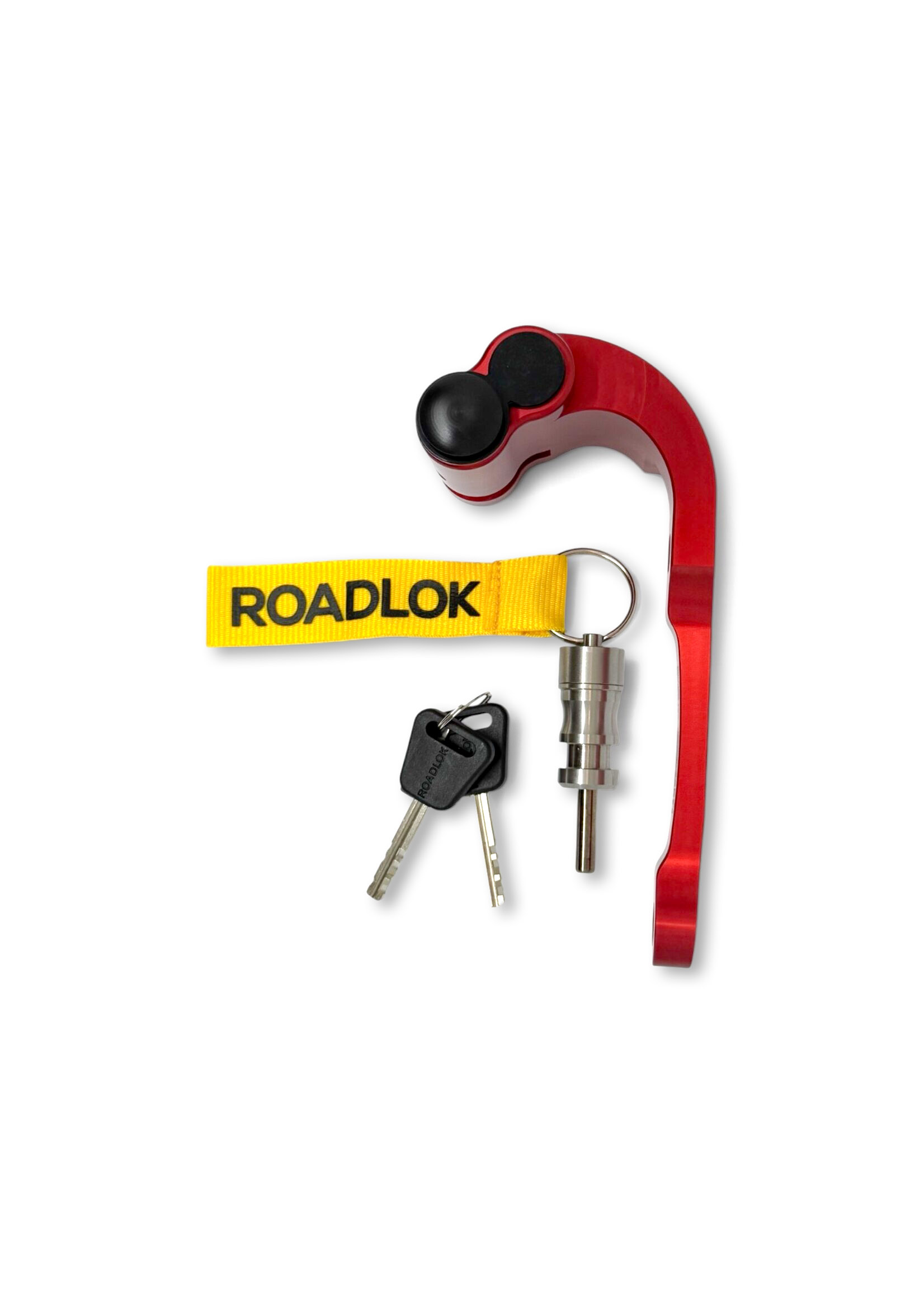RoadLok XRA Eurosport 100 mm, rechts — rood