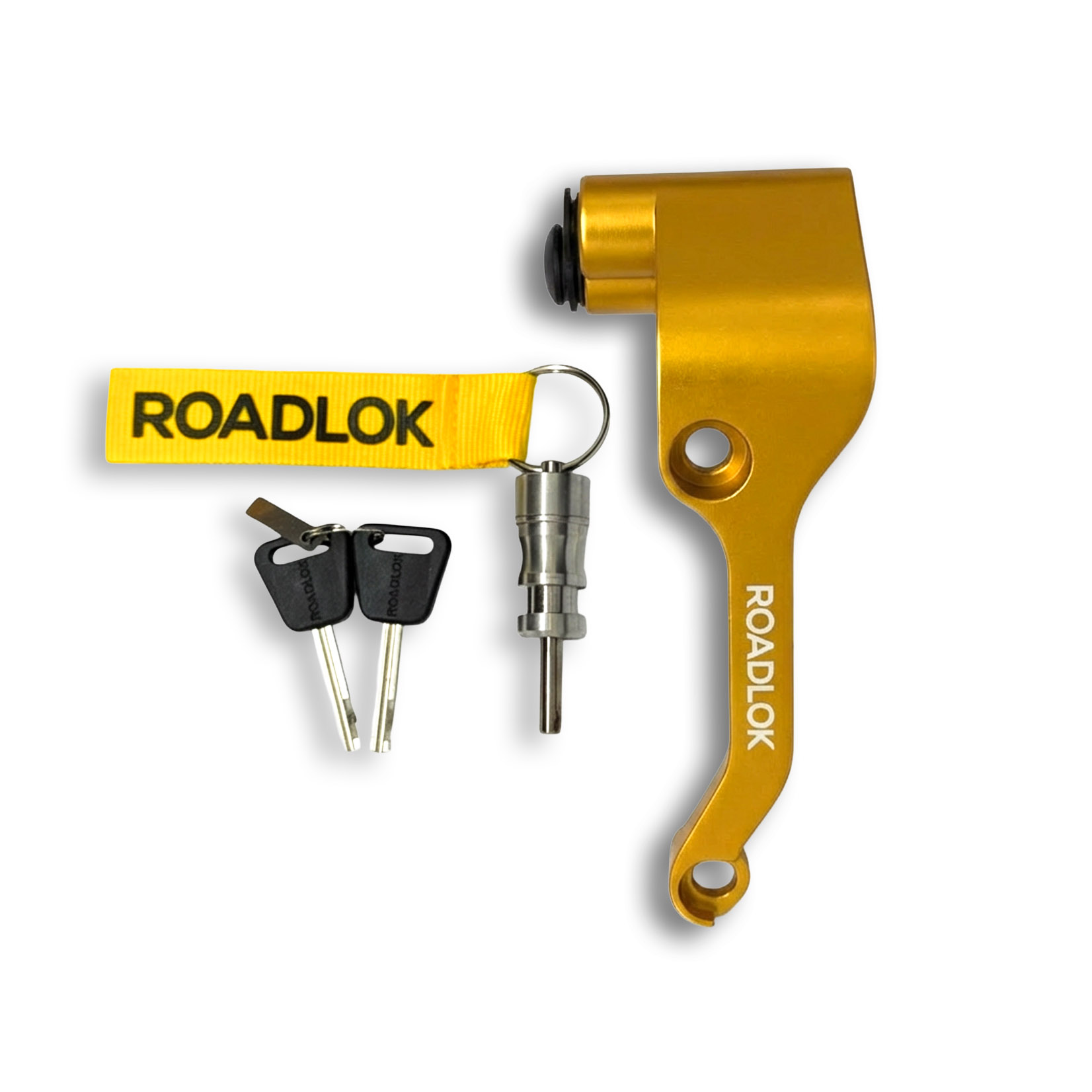 RoadLok XRA Japansport 108 mm, rechts — goud