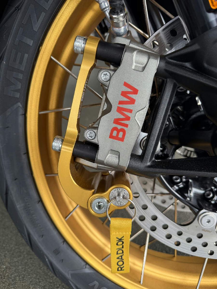 RoadLok XRA Eurosport 100 mm BMW/HD, rechts — satijngoud
