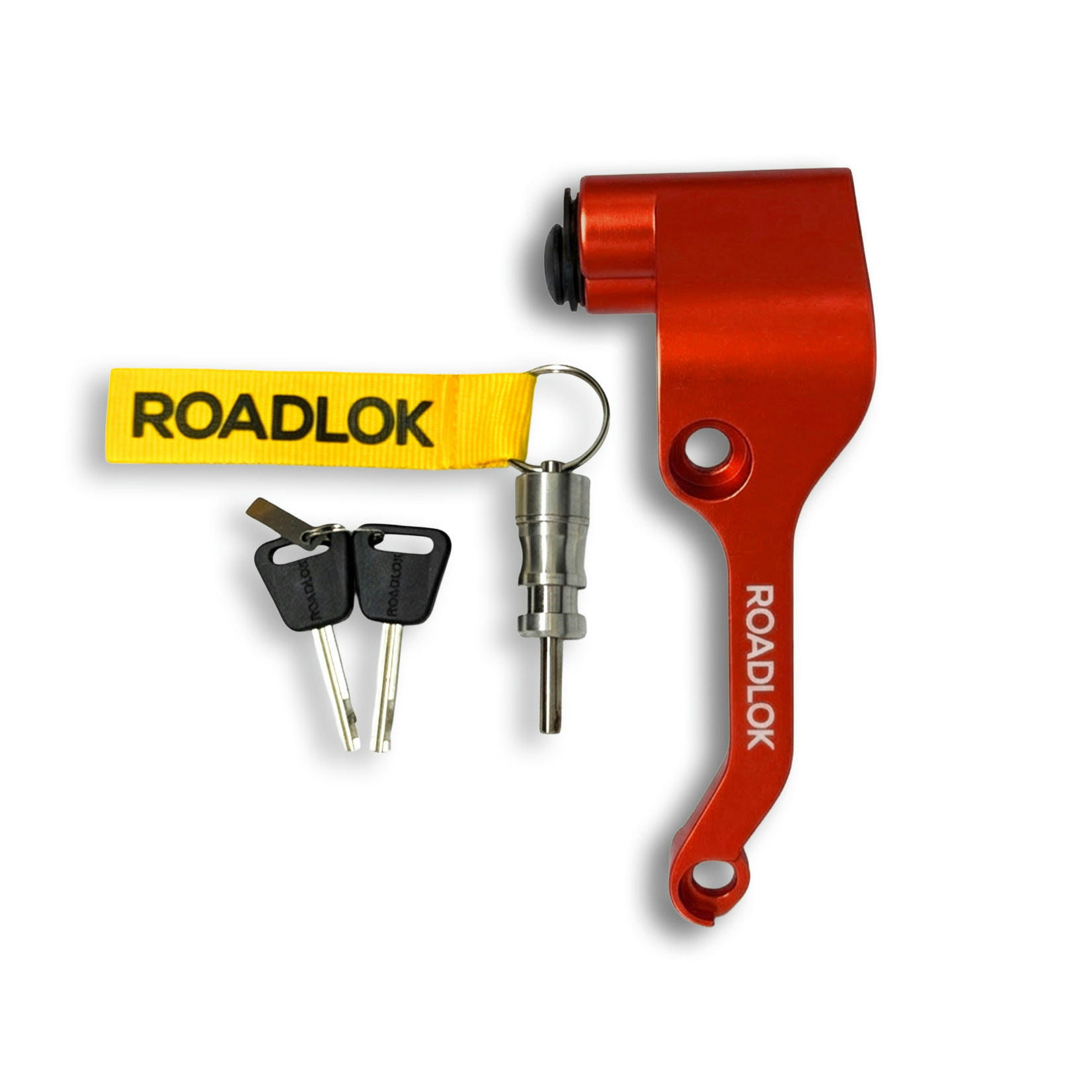 RoadLok XRA Japansport 108 mm, rechts — rood